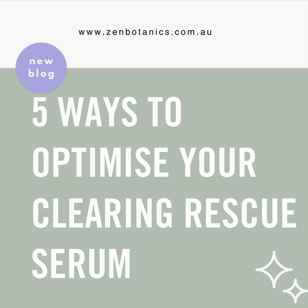 5 ways to optimise your Clearing Rescue Serum